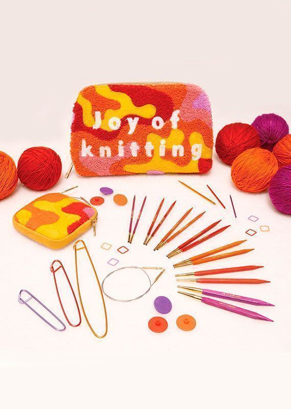 Подарочный набор квадратных съемных спиц Joy оf Knitting (Радость вязания) KnitPro 25651